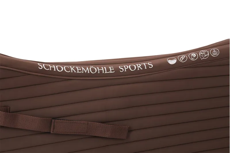 Schockemohle Saddle Pad SPEnora S Style - Mocca Full-2