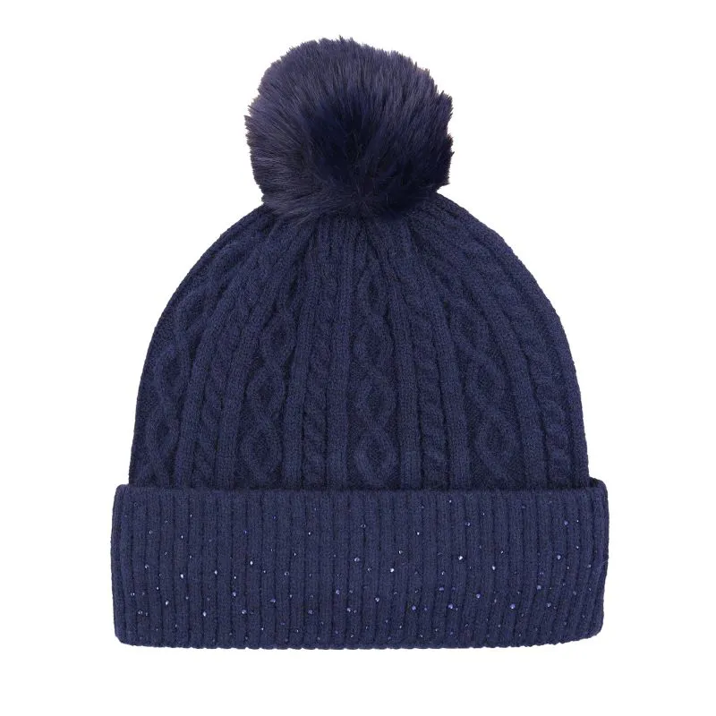 Schochemohle Glamour Beanie Dark Navy