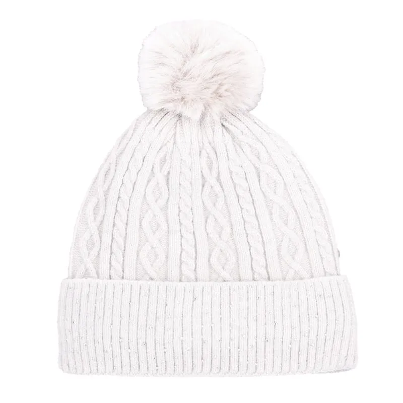Schochemohle Glamour Beanie Silver - Grey