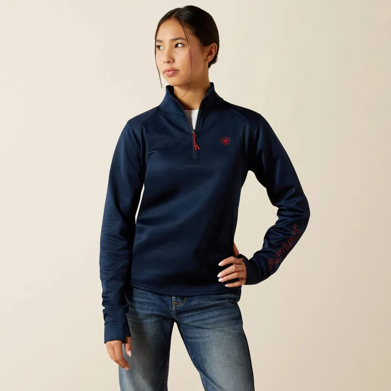 Ariat Team EQ 1/2 Zip Pullover Ladies - Navy