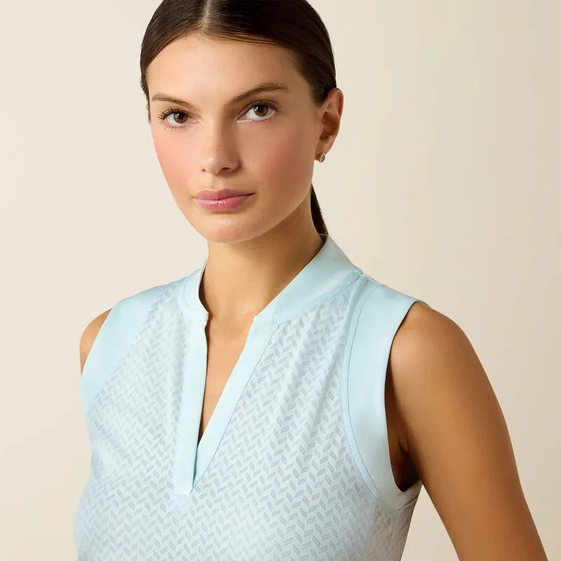 Ariat Mesa Sleeveless Baselayer - Starlight Blue-3