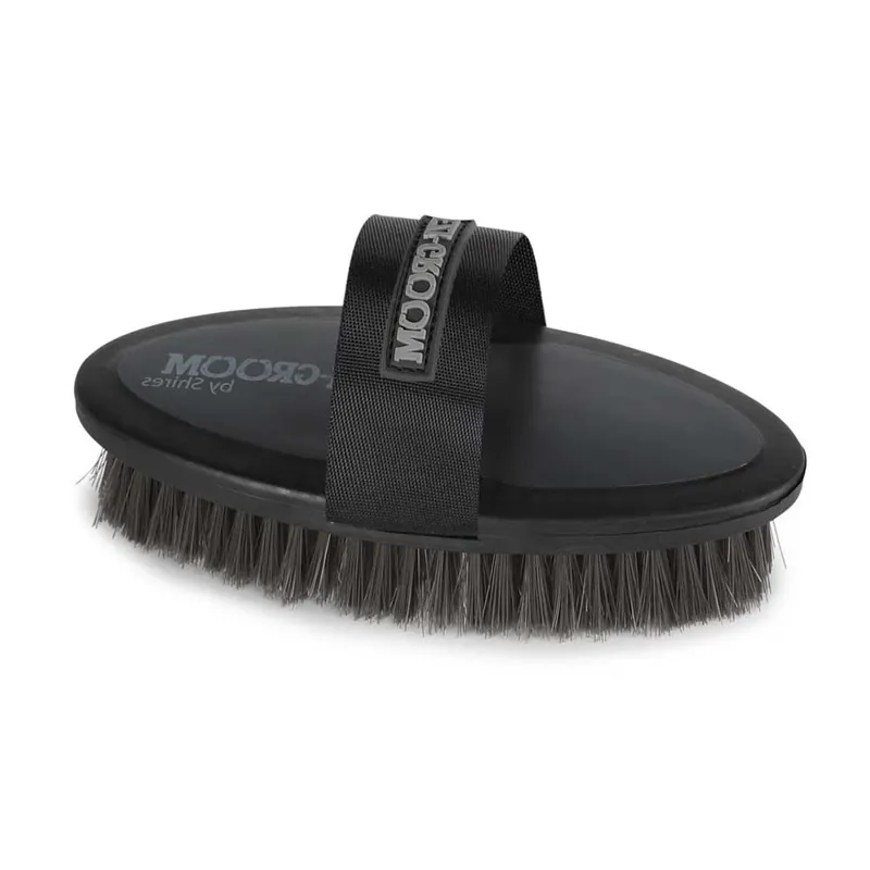 Shires Ezi-Groom Body Brush - Black