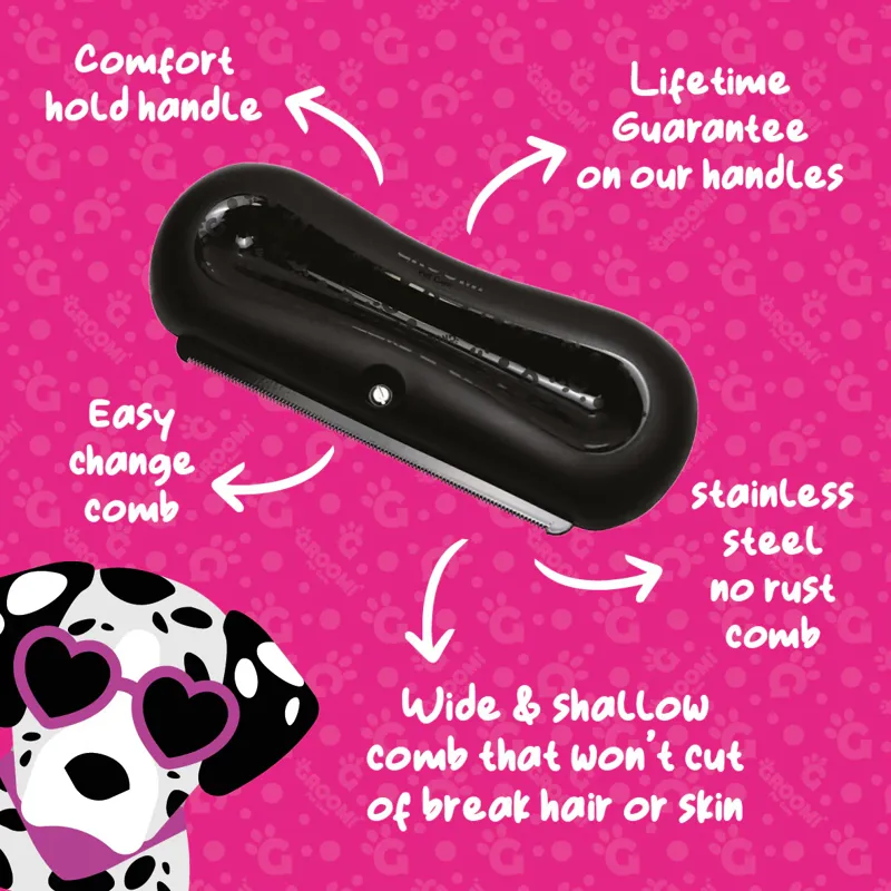 Groomi Deshedding Brush 2.0 - Black-5