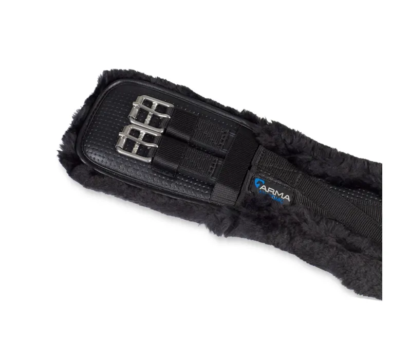 Shires ARMA SupaFleece Anatomic Dressage Girth 28 - Black-1