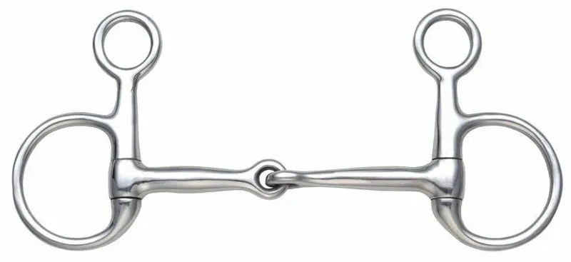 Shires Hanging Cheek Snaffle - Silver