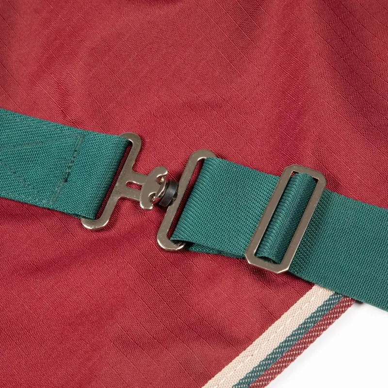 Shires Tempest Original 200 Combo Turnout Rug 6'3 - Maroon-2