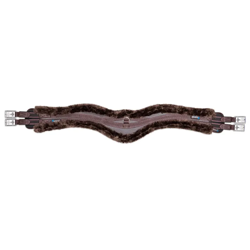 Shires ARMA Super Fleece Anatomic Elastic Girth 32 - Brown