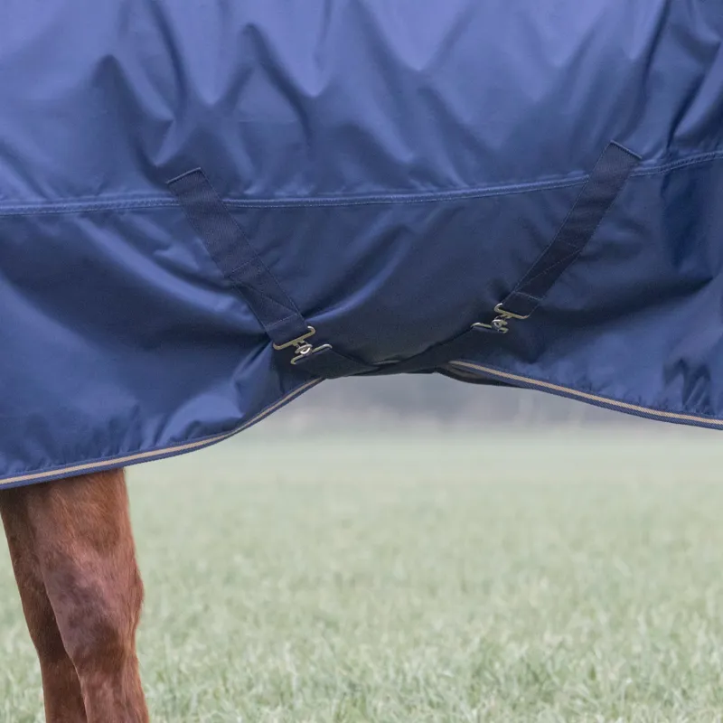 Shires Typhoon Lite Turnout Rug - Navy-1