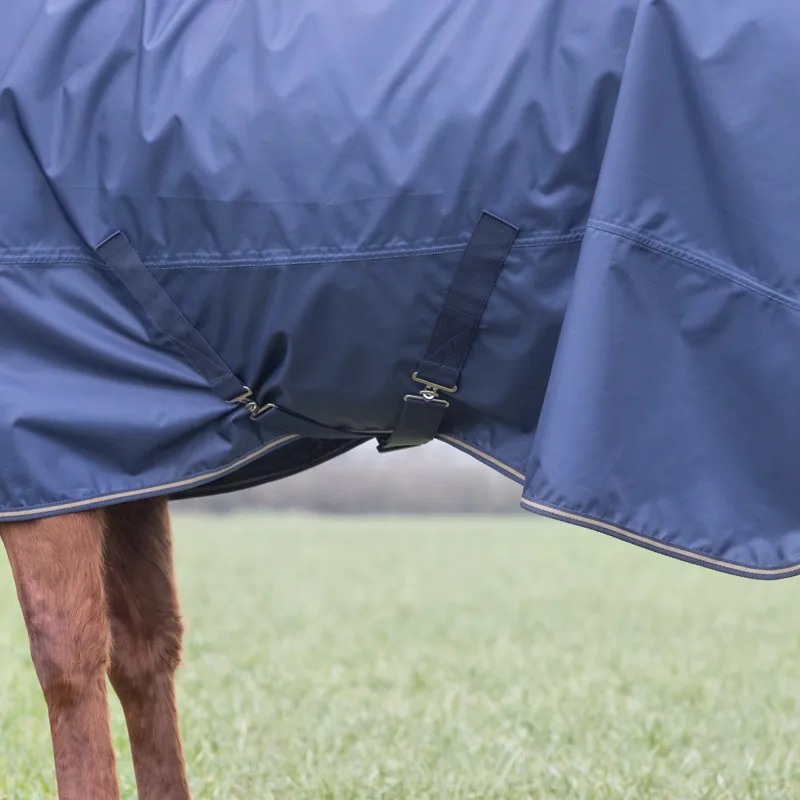 Shires Typhoon Lite Turnout Rug - Navy-3