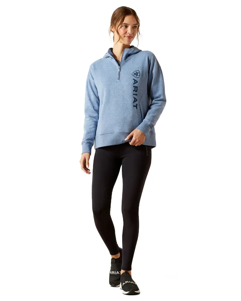 Ariat Rabere 2.0 Ladies Hoodie - China Blue Heather-2
