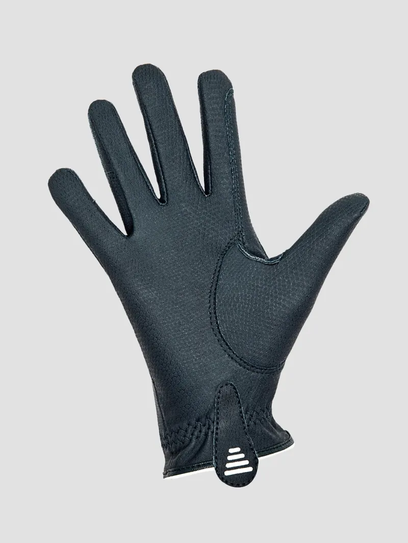 Equiline Guant Summer Riding Gloves - Black-1