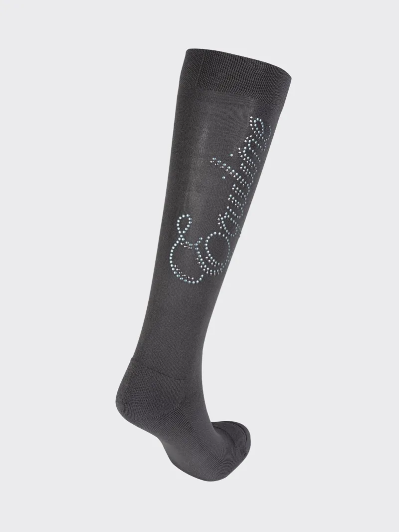 Equiline Esmice Microstud Equestrian Socks Women 39/42 - Urban Chick-1