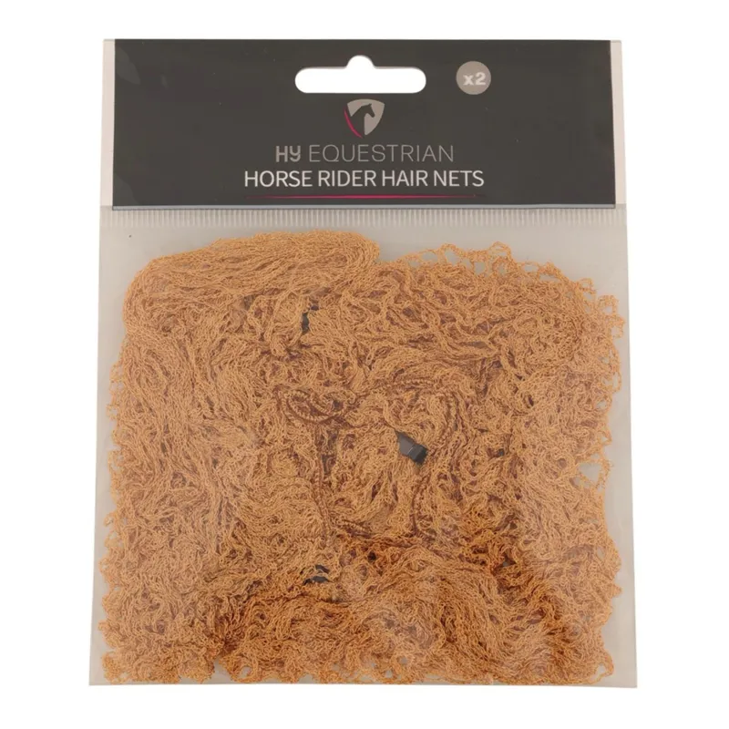 Hy Equestrian Hairnets Standard Weight - Light Brown