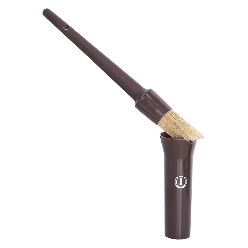 Imperial Riding Hoof Oil Brush With Container Small - Walnut