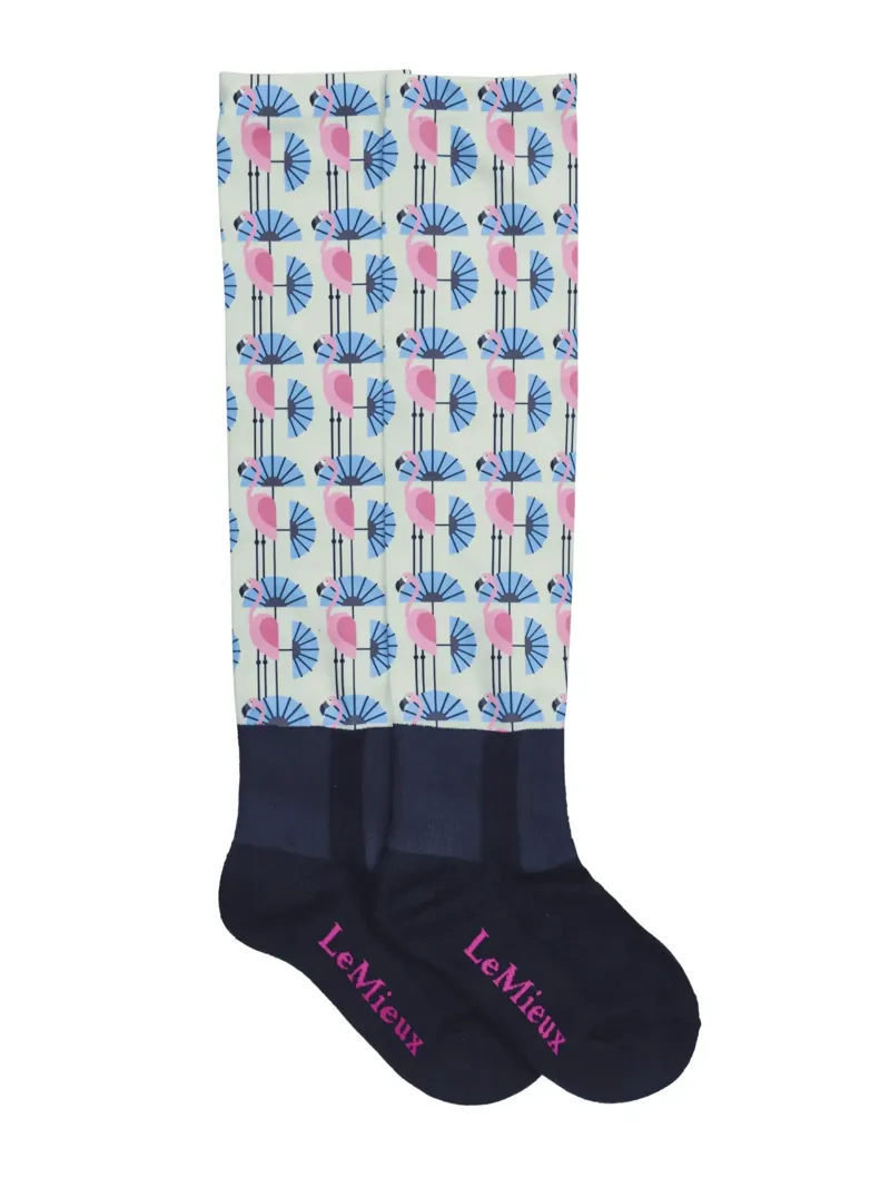 LeMieux Footsies Socks S - Flamingo