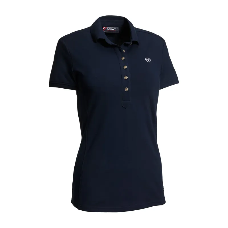 Ariat Prix 2.0 Women's Short Sleeve Polo Shirt - Navy