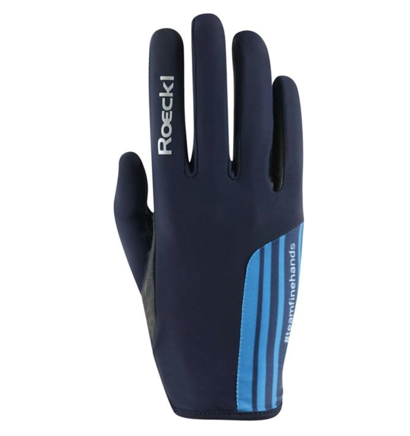 Roeckl Messara Riding Gloves - Navy