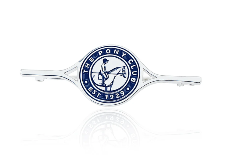 Equetech Official Pony Club Signature Stock Pin - Silver