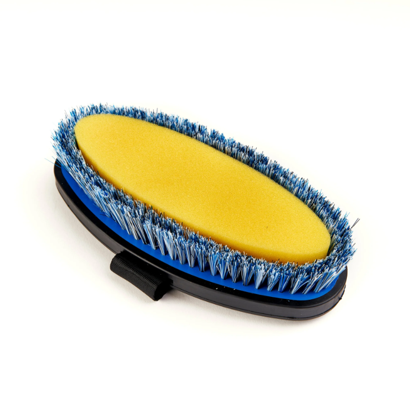Ezi-Groom Grip Body wash brush B. Blue-1