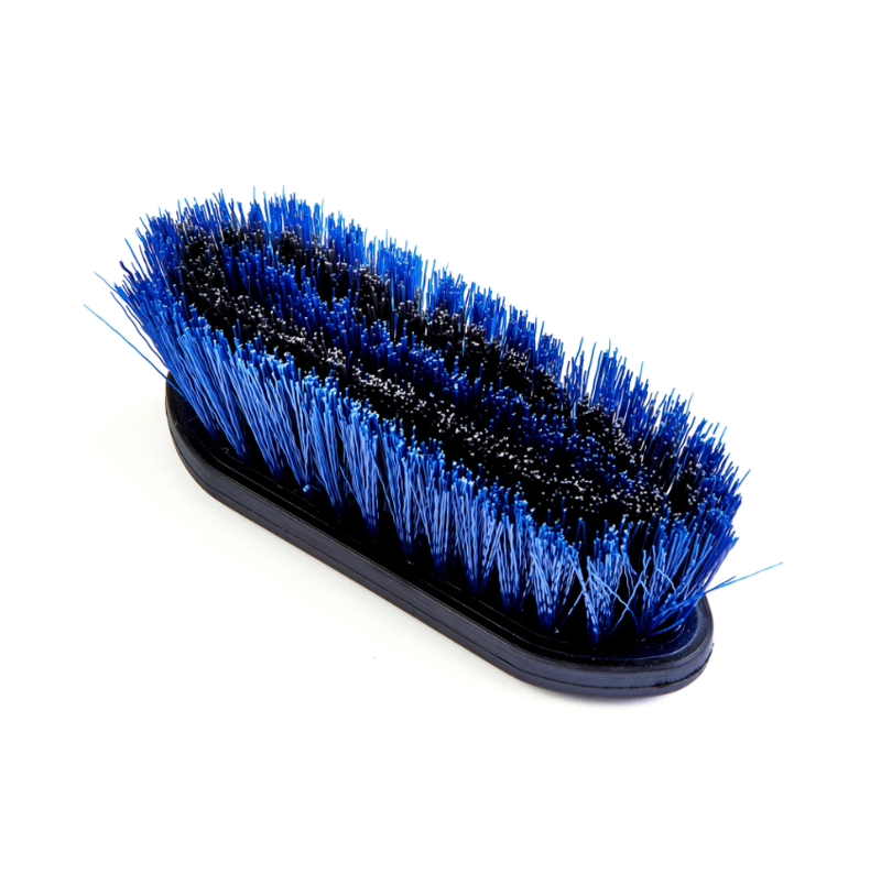 Shires Ezi-Groom Grip Dandy Brush Small - Navy-1