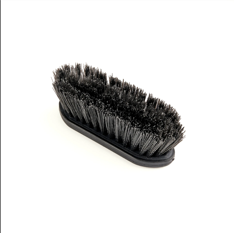 Shires Ezi-Groom Grip Dandy Brush Small - Black-1