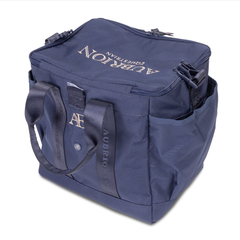 Shires Aubrion Equestrian Large Grooming Kit Bag - Navy-1