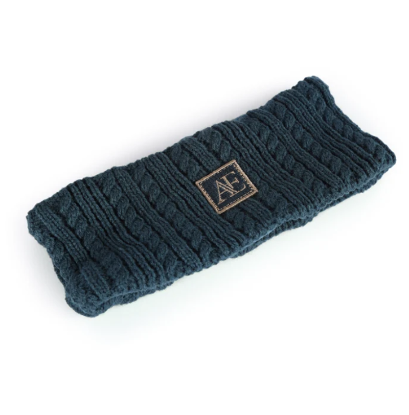 Aubrion Equestrian Knit Head Band - Estate Blue