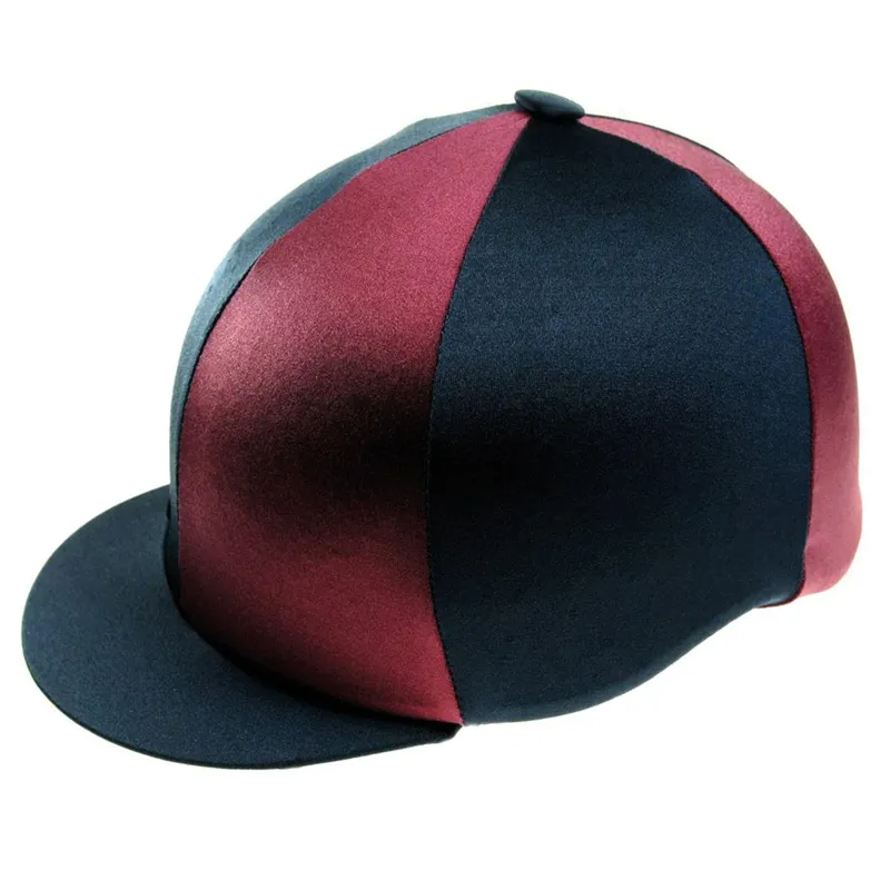 Airowear Capz Two-Tone Lycra Hat Cover - Navy/Burgundy