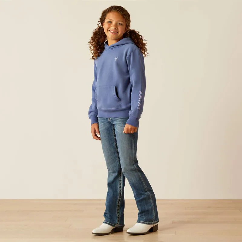 Ariat 2.0 Girls Hoodie - Coastal Fjord-1
