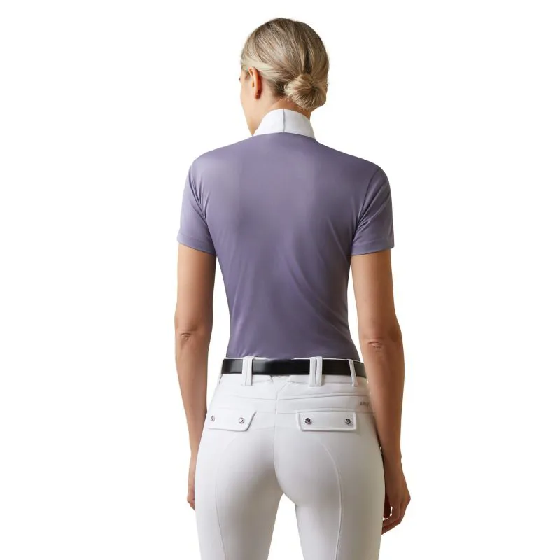 Ariat Aptos Ladies Show Shirt - Dusky Granite-2