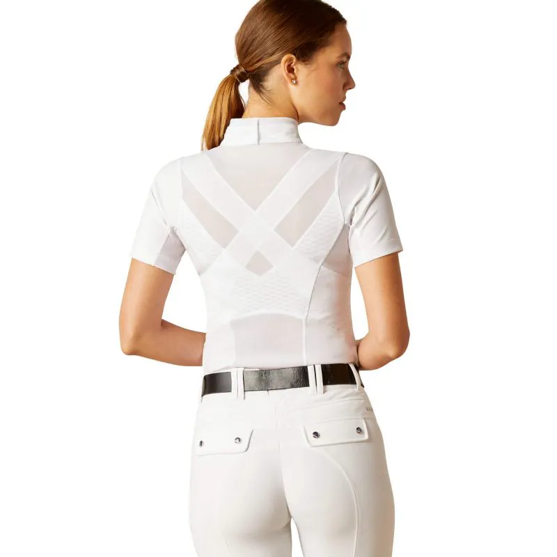 Ariat Ascent Show Shirt - White-2
