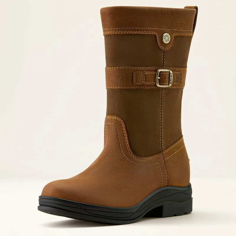 Ariat Bampton Waterproof Boot Baked Brown Size 8