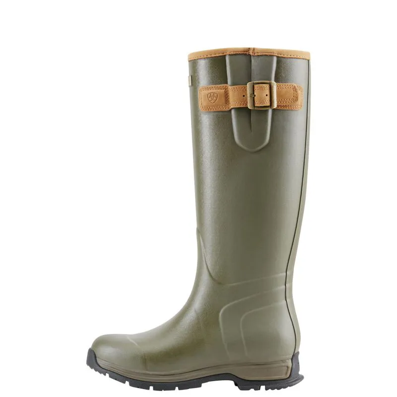 Ariat Burford Ladies Wellington Boot - 5.5 - Olive Green
