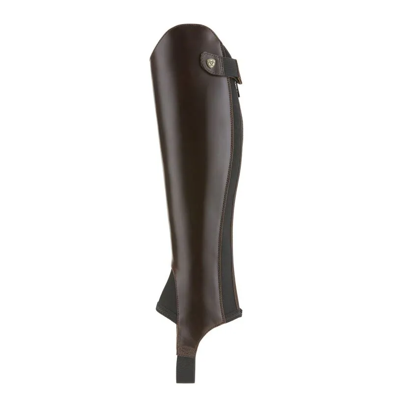 Ariat Close Contour Show Chaps - Waxed Chocolate-1