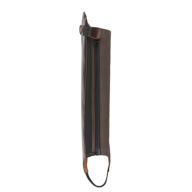 Ariat Close Contour Show Chaps - Waxed Chocolate-2