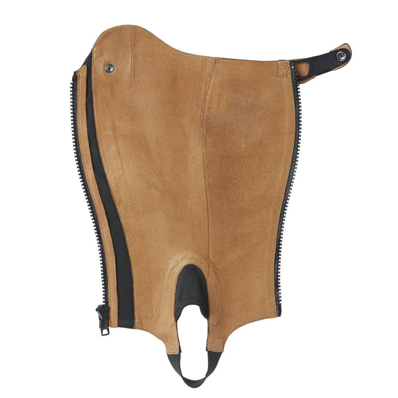 Ariat Close Contour Show Chaps - Waxed Chocolate-3