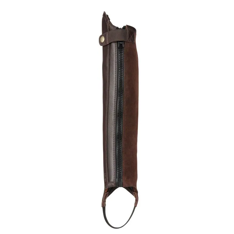 Ariat Concord Smooth Half Chap - Light Brown-2