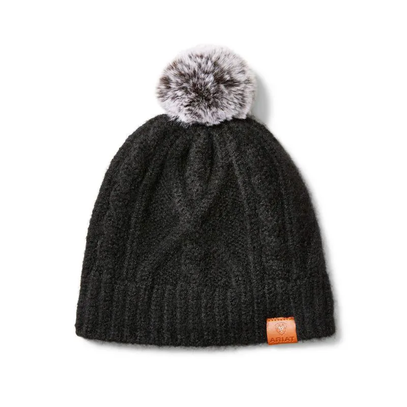 Ariat Entwine Beanie - Black Heather