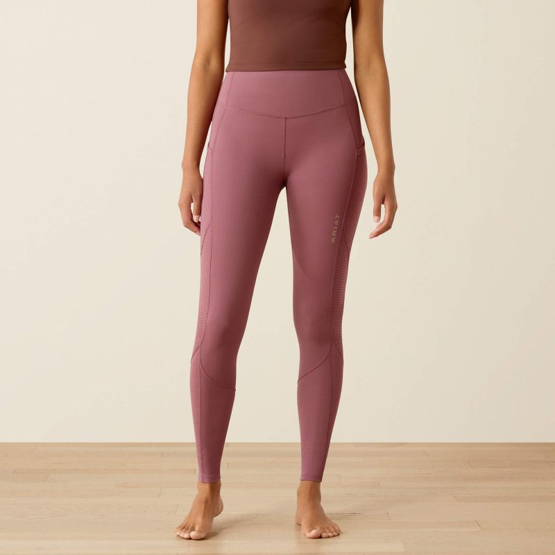 Ariat Breathe Eos Half Grip Tight - Tulipwood