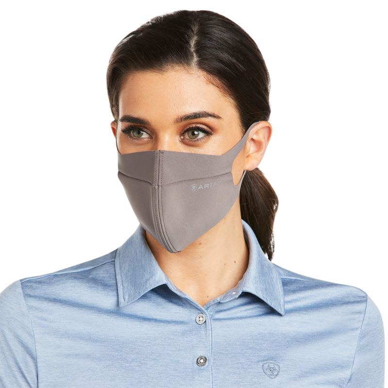 Ariat Face Mask - Plum/Grey