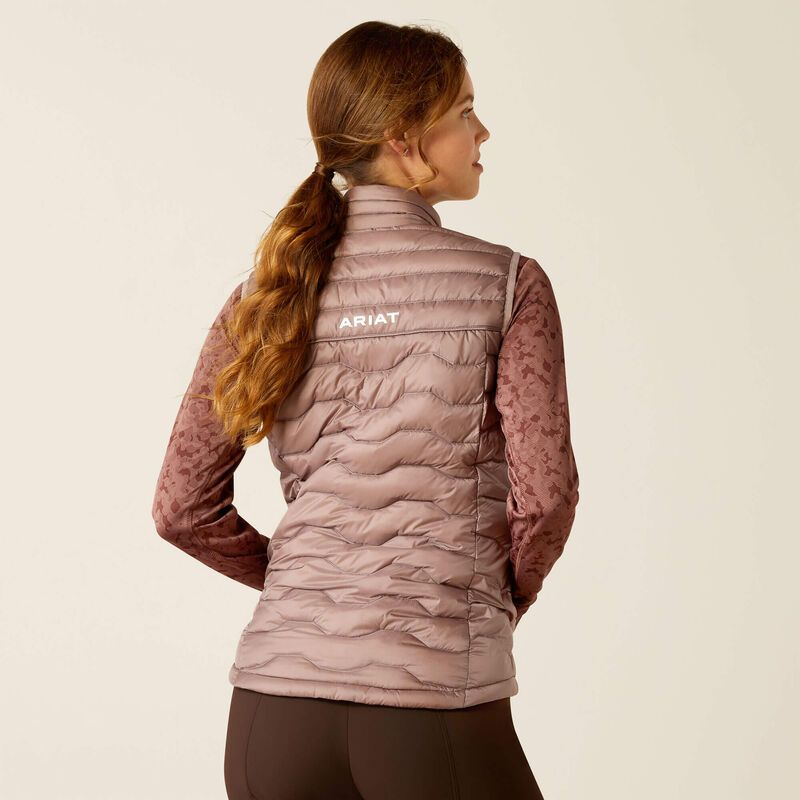 Ariat Ideal Down Gilet - Purple Dove-1