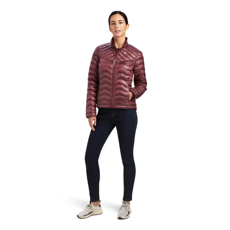 Ariat Ideal Down Ladies Jacket - Iridescent Wild Ginger-1
