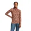 Ariat Lowell 1/4 Zip Print Base Layer - Purple