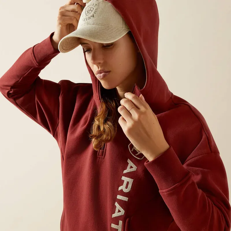 Ariat Rabere 2.0 Ladies Hoodie - Madder Brown-1