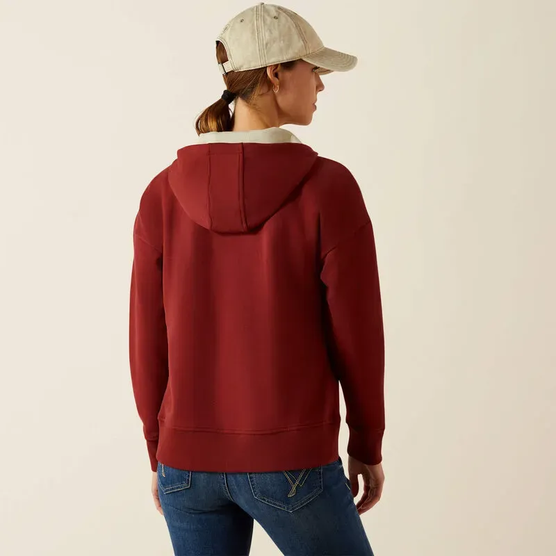 Ariat Rabere 2.0 Ladies Hoodie - Madder Brown-4