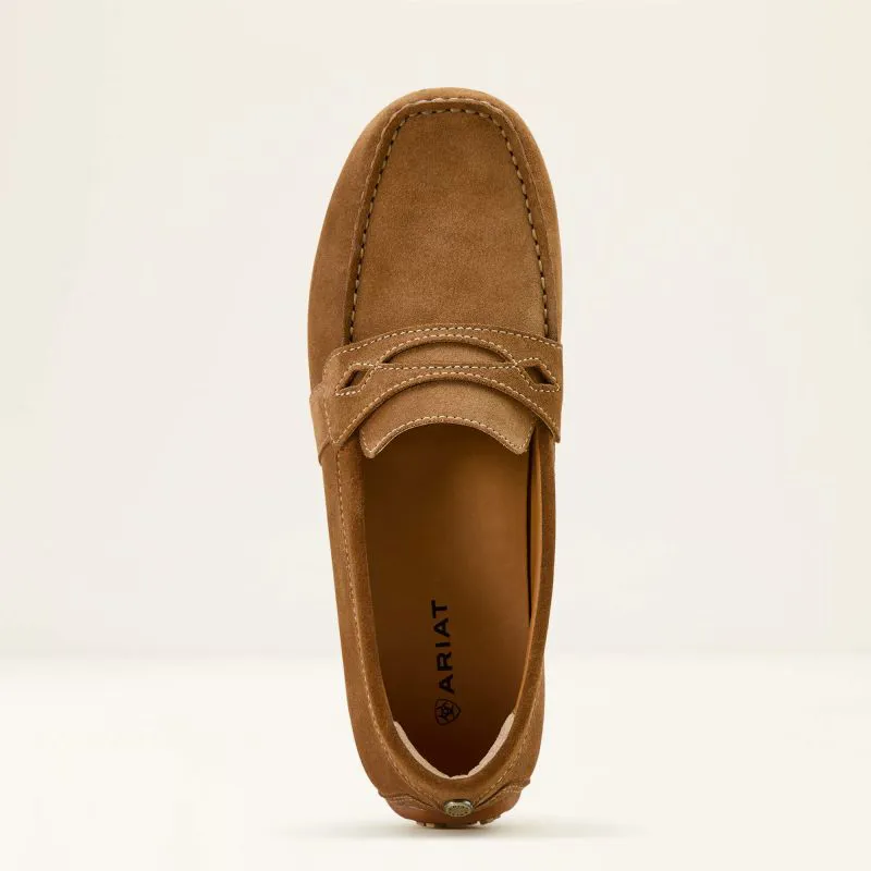 Ariat Selene Driving Shoe - Caramel Suede-3