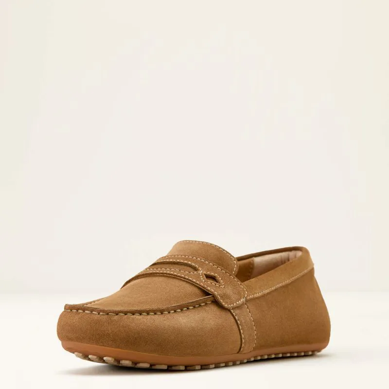 Ariat Selene Driving Shoe - Caramel Suede-4