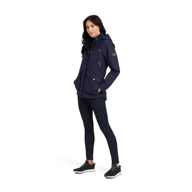 Ariat Sterling Waterproof Insulated Parka - Navy Heather-1