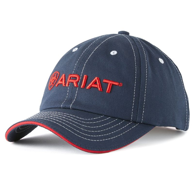 Ariat Team II Cap - Navy/ Red