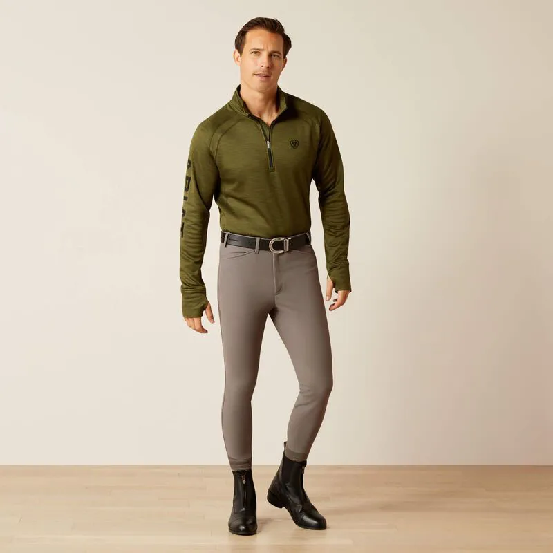 Ariat Tek Team Half Zip Men's Sweatshirt - Winter Moss-1